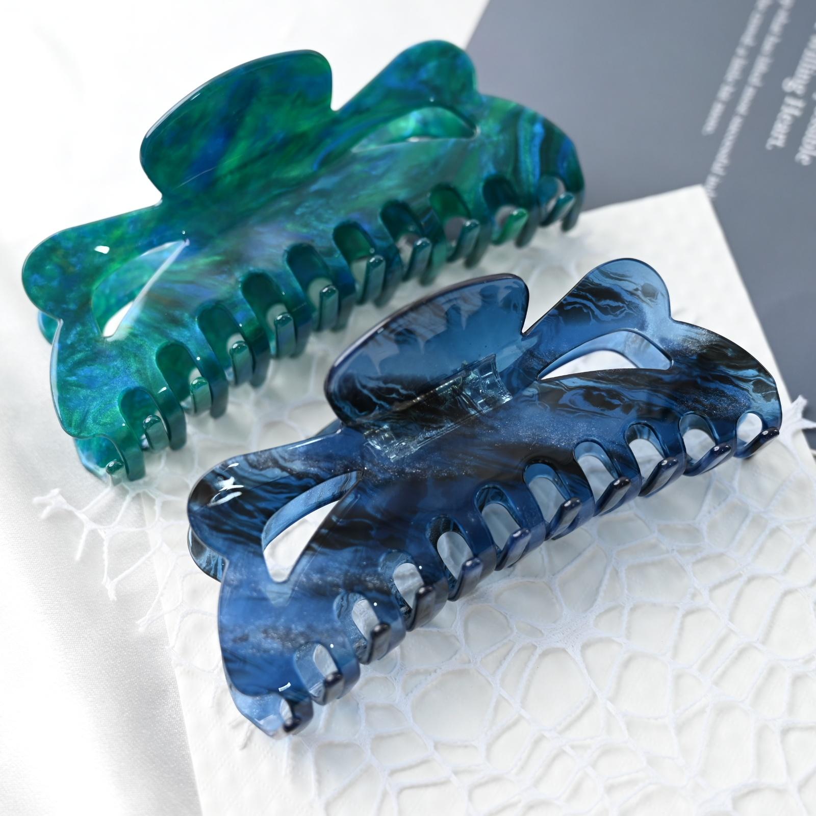 Large Hair Claw Clips for Girls and Women Korean Fashion 13cm Long Hair Crabs Headewear Blue Green Hair Clips
Large Hair Claw Clips for Girls and Women Korean Fashion 13cm Long Hair Crabs Headewear Blue Green Hair Clips