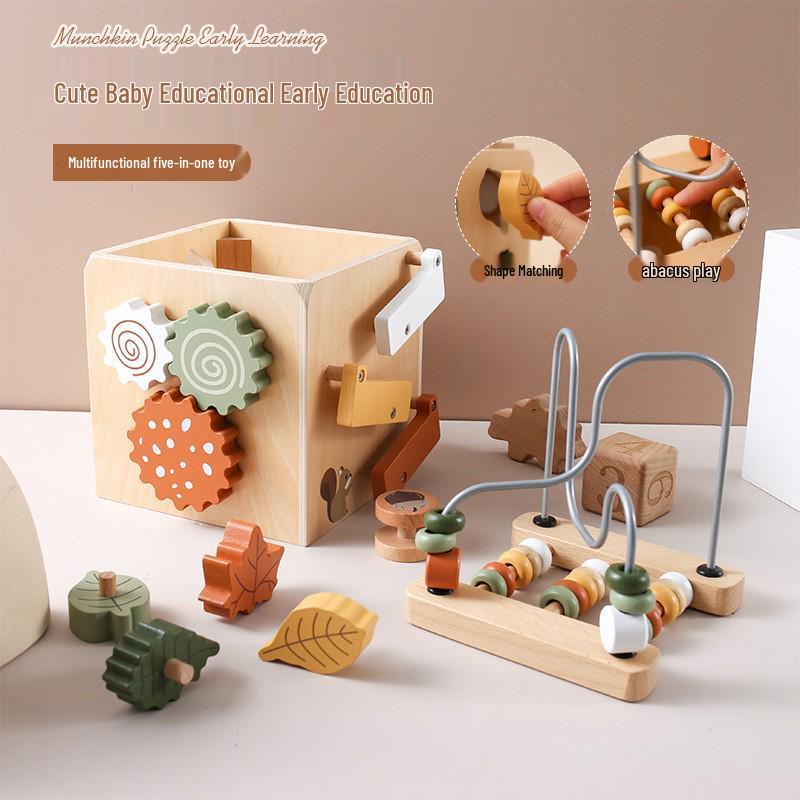 New Beaded Shape Matching 5-in-1 Wooden Busy Box: Children s Educational Cognitive Toy
New Beaded Shape Matching 5-in-1 Wooden Busy Box: Children s Educational Cognitive Toy