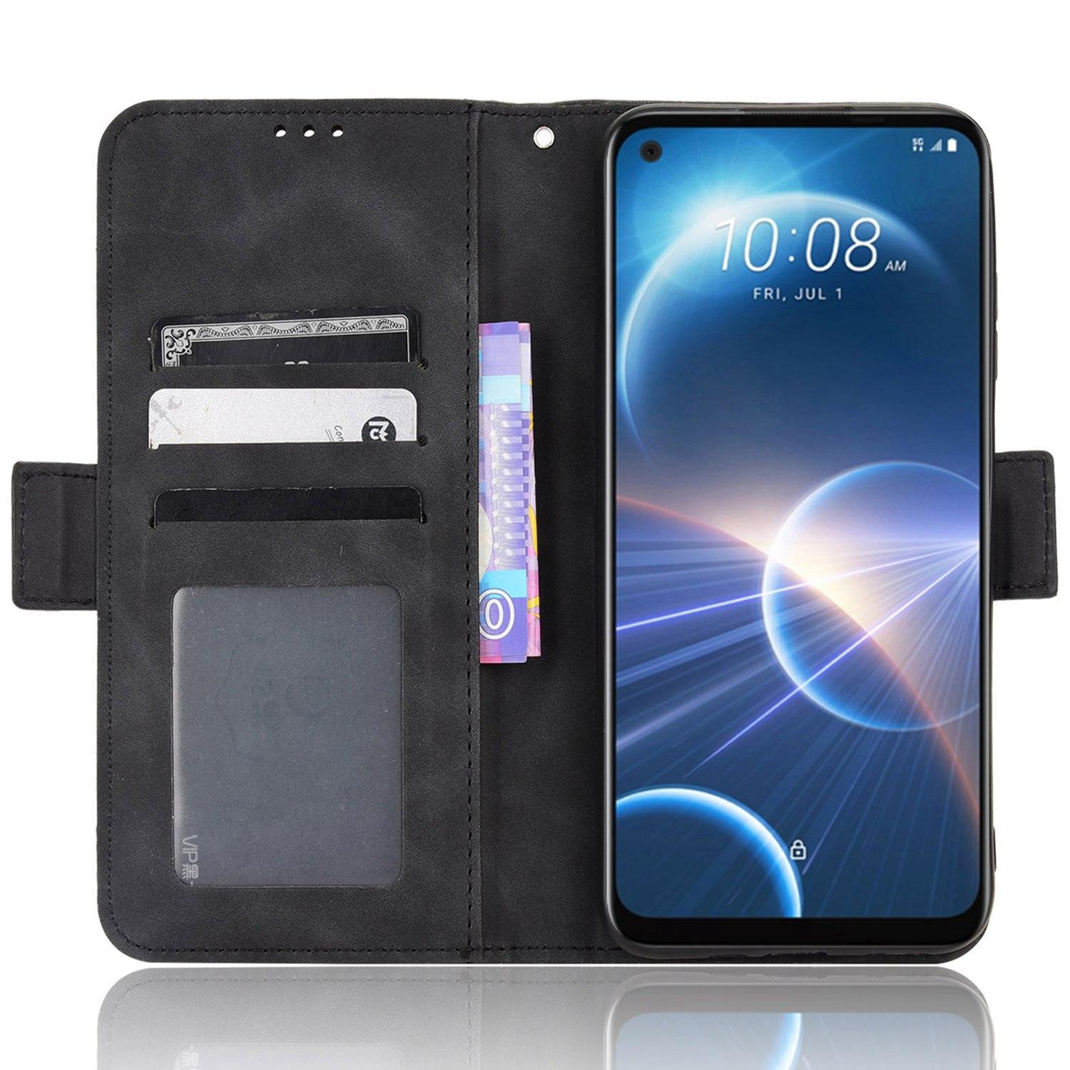 For HTC Desire 22 Pro 5G Bump Proof PU Leather Flip Wallet Case Multiple Card Slots Stand Magnetic Mobile Phone Cover Red
For HTC Desire 22 Pro 5G Bump Proof PU Leather Flip Wallet Case Multiple Card Slots Stand Magnetic Mobile Phone Cover Red