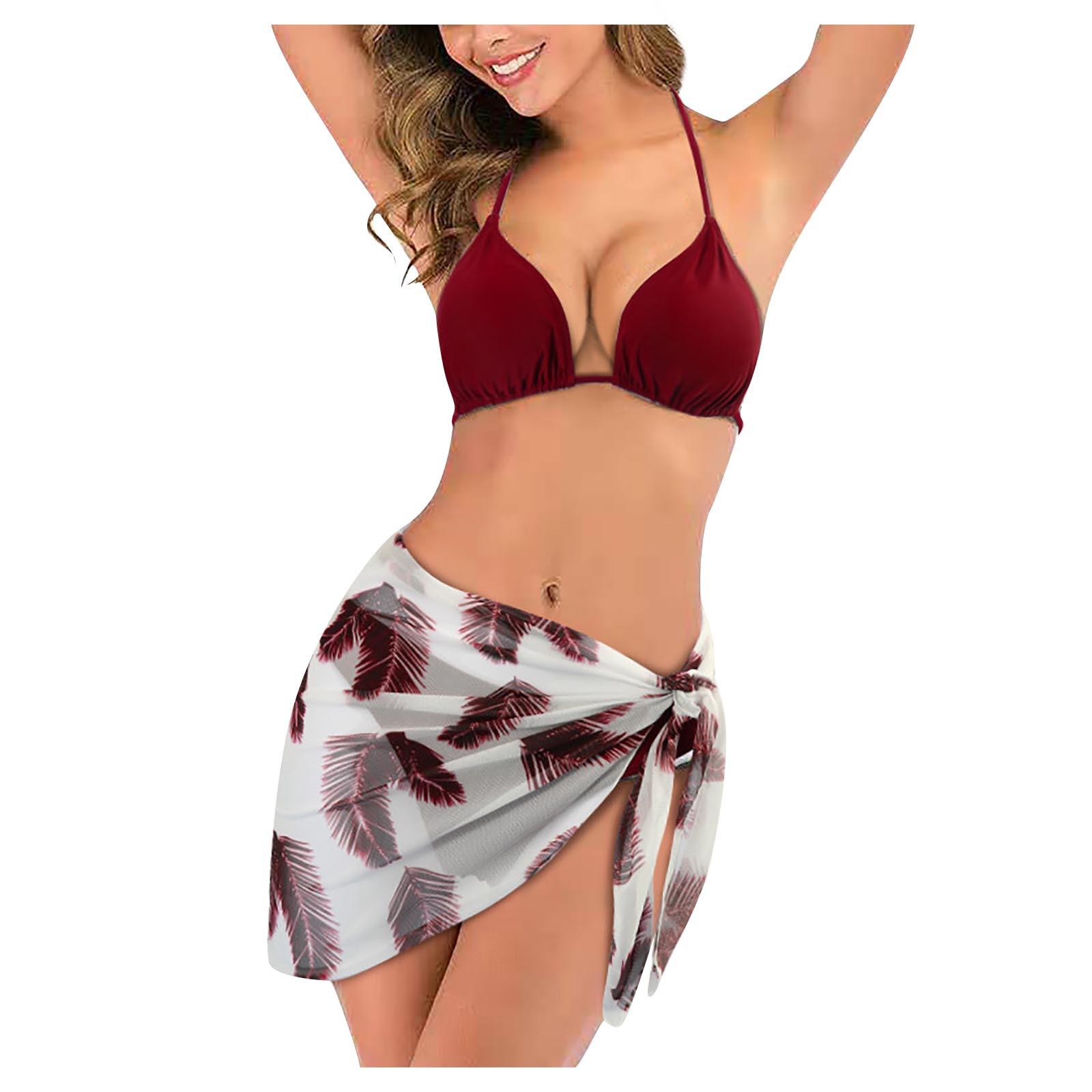 Летний женский сплит с накладкой на грудь без стального кольца, сетчатый купальник с подвеской на шее, тонкие бретели, купальник-бикини, три комплекта L винный
Летний женский сплит с накладкой на грудь без стального кольца, сетчатый купальник с подвеской на шее, тонкие бретели, купальник-бикини, три комплекта L винный