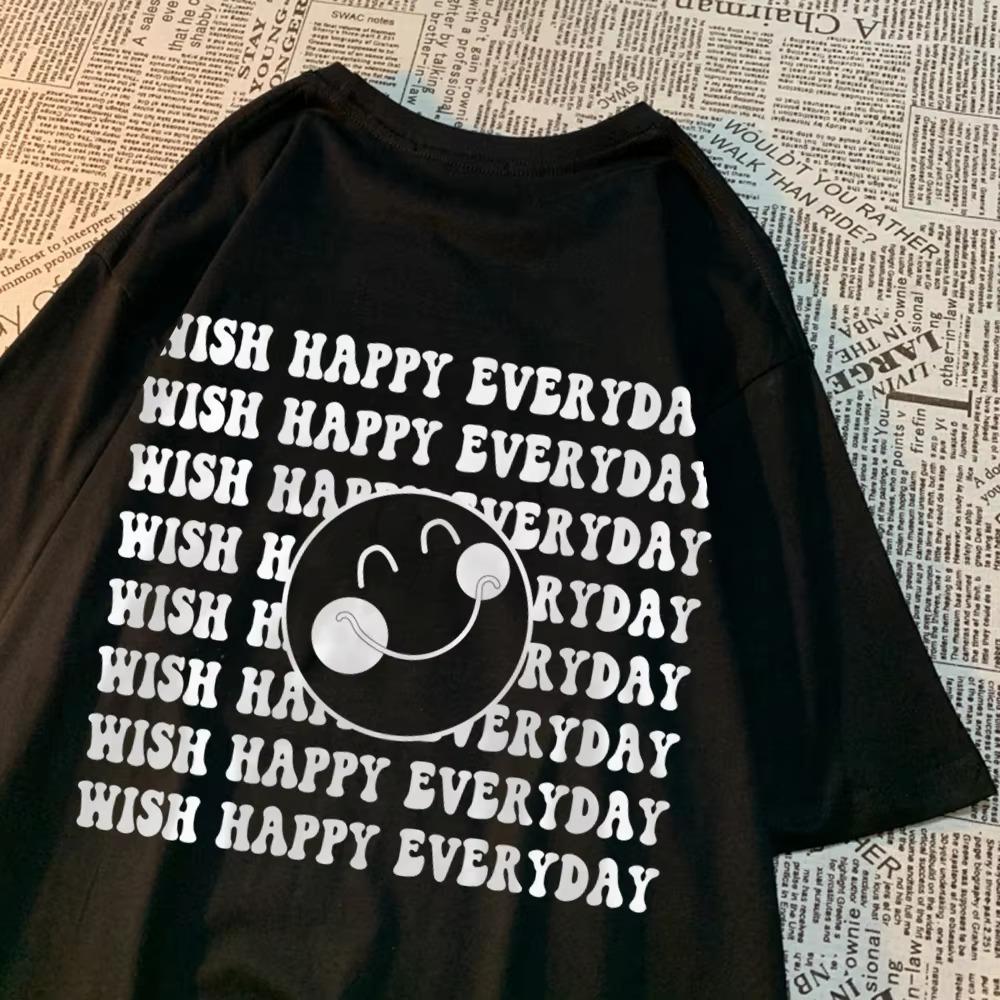 Желаю счастья каждый день и сохраняйте улыбку Мужчины Женщины Футболка с коротким рукавом Хип-хоп Оверсайз Уличная Свободная Одежда Хлопок Толстовки XXXXXL чёрный
Желаю счастья каждый день и сохраняйте улыбку Мужчины Женщины Футболка с коротким рукавом Хип-хоп Оверсайз Уличная Свободная Одежда Хлопок Толстовки XXXXXL чёрный
