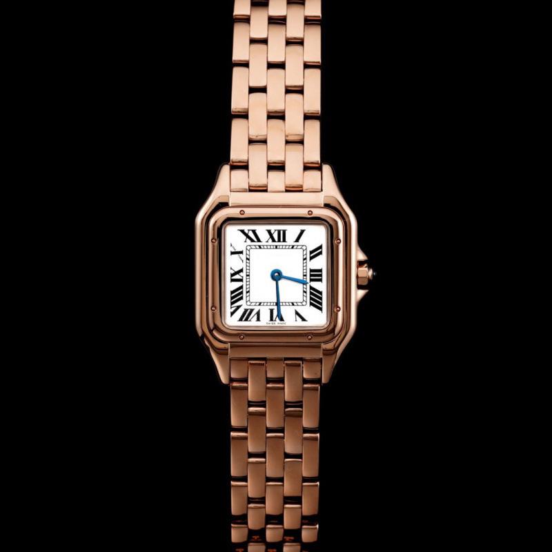 Жіночий кварцовий годинник Cartier Santos: Класичний римський циферблат, ретро-квадратний дизайн, акценти з діамантів, водонепроникний. Medium: Width 27mm x Length 37mm
Жіночий кварцовий годинник Cartier Santos: Класичний римський циферблат, ретро-квадратний дизайн, акценти з діамантів, водонепроникний. Medium: Width 27mm x Length 37mm