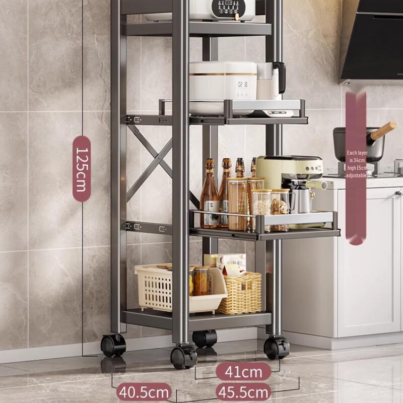 Yingbai Современная выдвижная кухонная полка для хранения
Yingbai Современная выдвижная кухонная полка для хранения