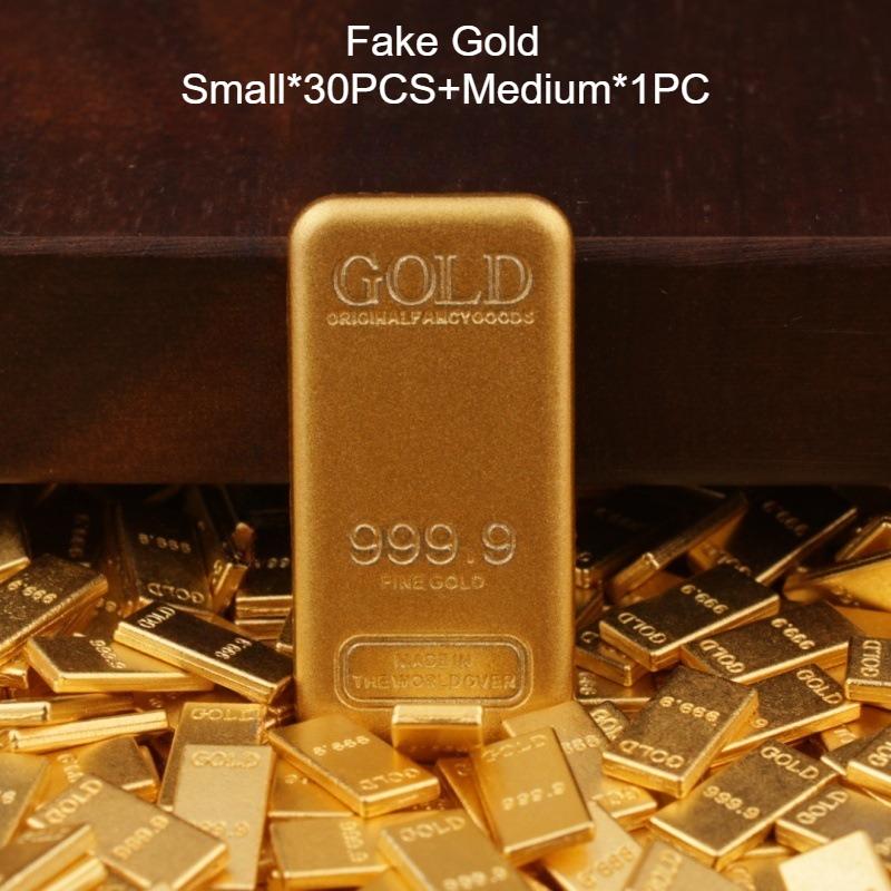 30pcs+1pc Highly Realistic Fake Golden Bars - Modern Metal Decorative Strips, Suitable for Home and Office, No Power Required
30pcs+1pc Highly Realistic Fake Golden Bars - Modern Metal Decorative Strips, Suitable for Home and Office, No Power Required