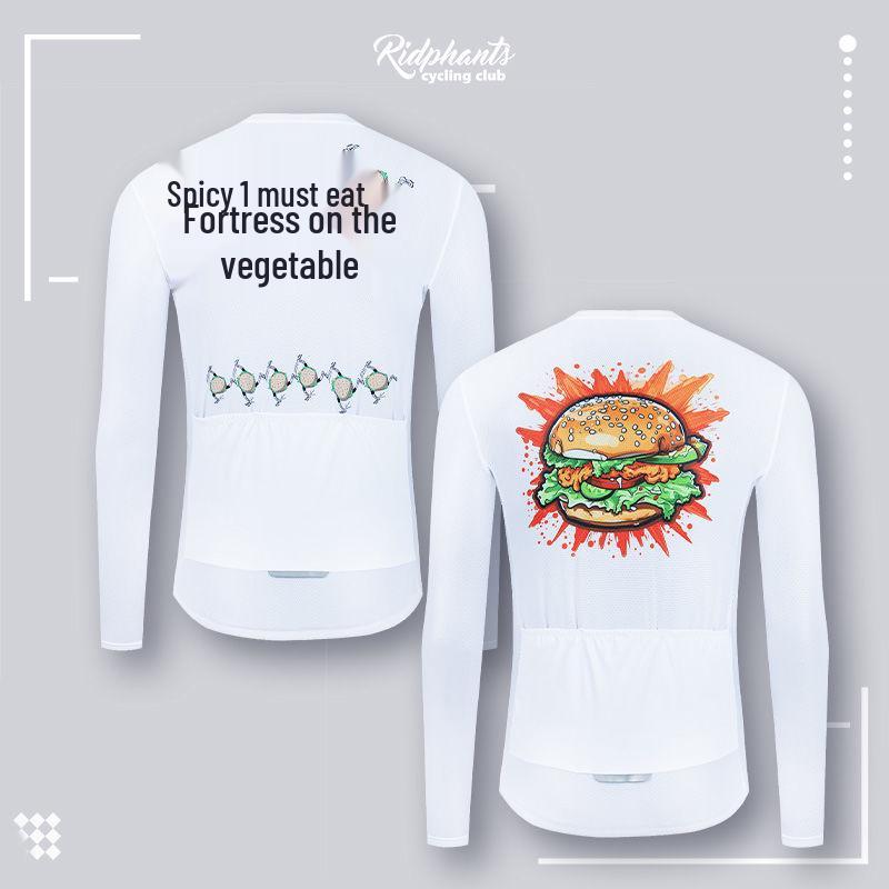 Unisex Cotton-Padded Cycling Suit - Veggie Burger Style, Milk Silk Fleece, Long Sleeve, Warm for Spring, Autumn, Winter XL
Unisex Cotton-Padded Cycling Suit - Veggie Burger Style, Milk Silk Fleece, Long Sleeve, Warm for Spring, Autumn, Winter XL