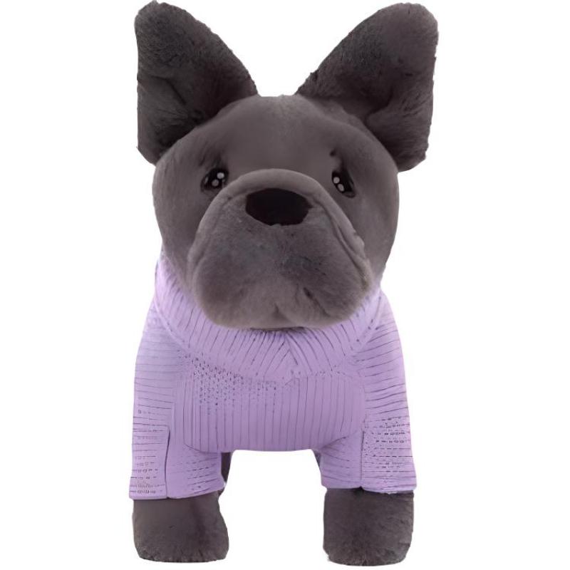 JELLYCAT dog series purple sweater French bulldog companion doll plush doll 17cm high
JELLYCAT dog series purple sweater French bulldog companion doll plush doll 17cm high