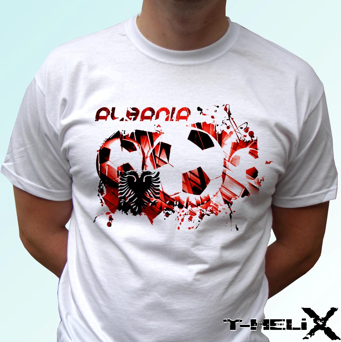 Albania football flag - white kids boys T-Shirt top country design - s s kids baby 120
Albania football flag - white kids boys T-Shirt top country design - s s kids baby 120