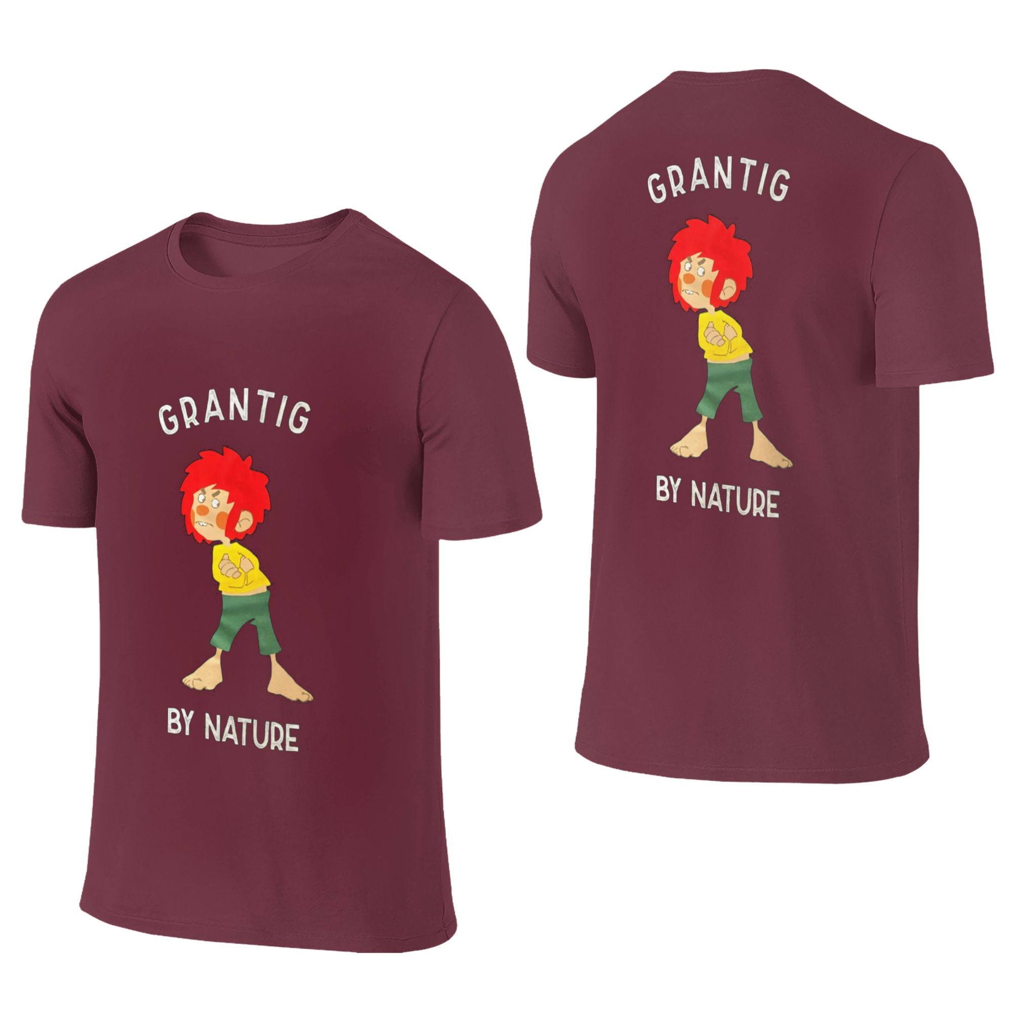 100 Cotton Pumuckl Grantig by nature TShirt Unisexs Double Sided T Shirt Unisex ONeck Summer Shirts Tops S6XL L
100 Cotton Pumuckl Grantig by nature TShirt Unisexs Double Sided T Shirt Unisex ONeck Summer Shirts Tops S6XL L