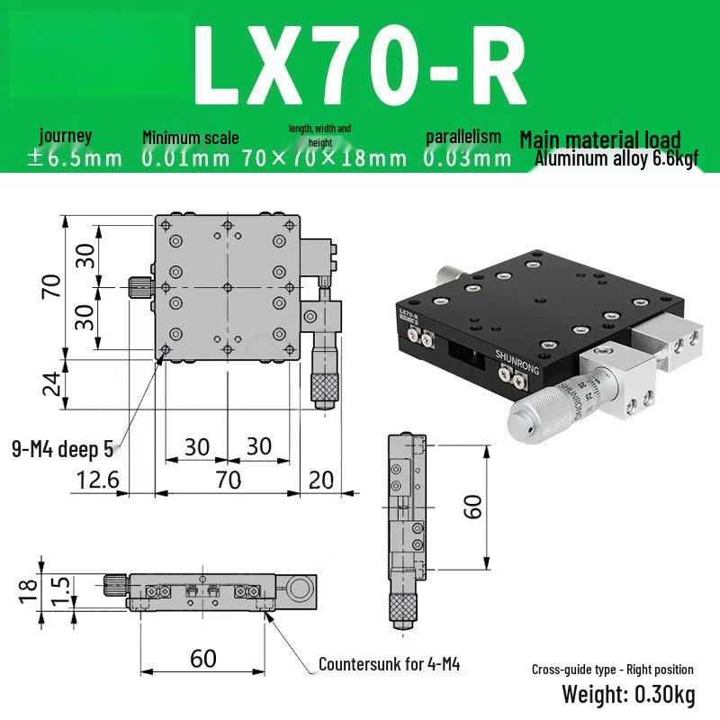 Optical Micrometer Manual Precision Linear Stage
Optical Micrometer Manual Precision Linear Stage