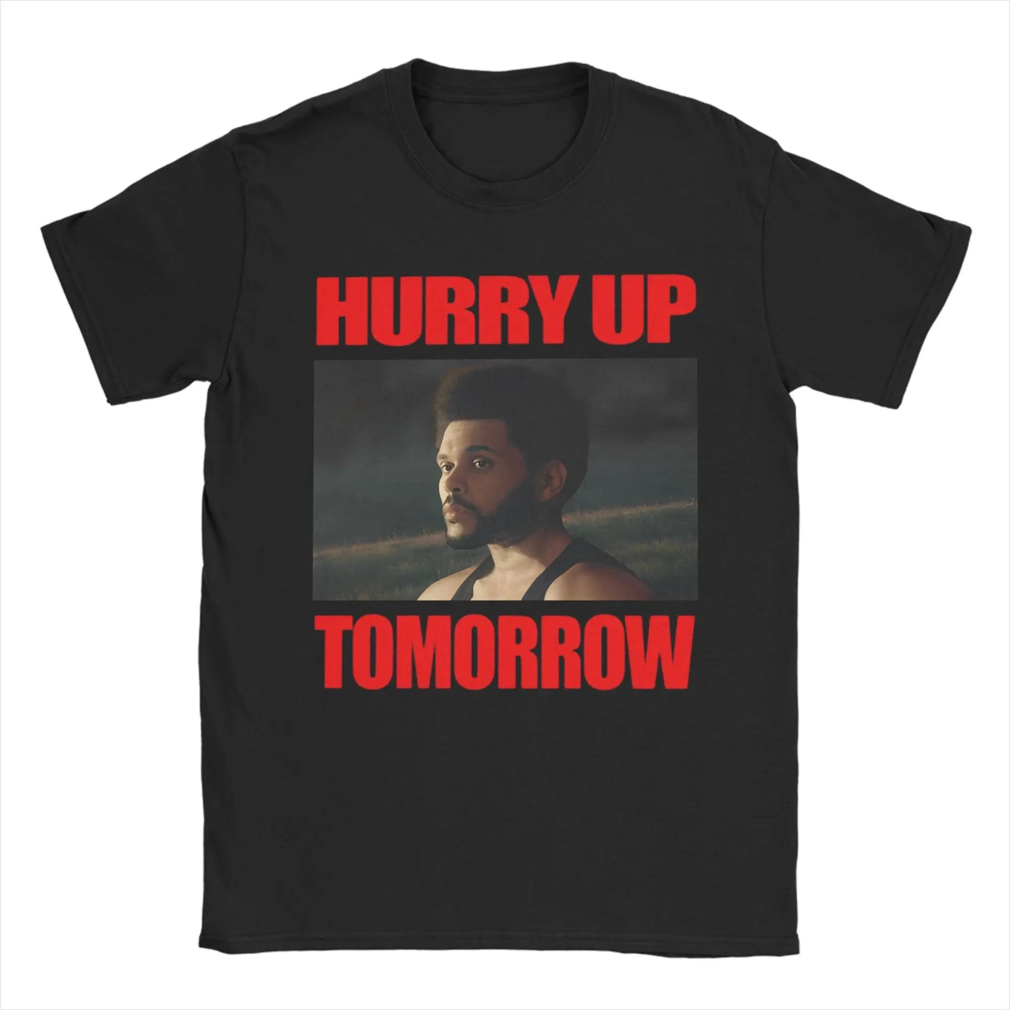 Черная футболка оверсайз с коротким рукавом, с портретом The Weeknd из мема Hurry Up Tomorrow и смелым красным текстовым принтом для фанатов 4XL
Черная футболка оверсайз с коротким рукавом, с портретом The Weeknd из мема Hurry Up Tomorrow и смелым красным текстовым принтом для фанатов 4XL