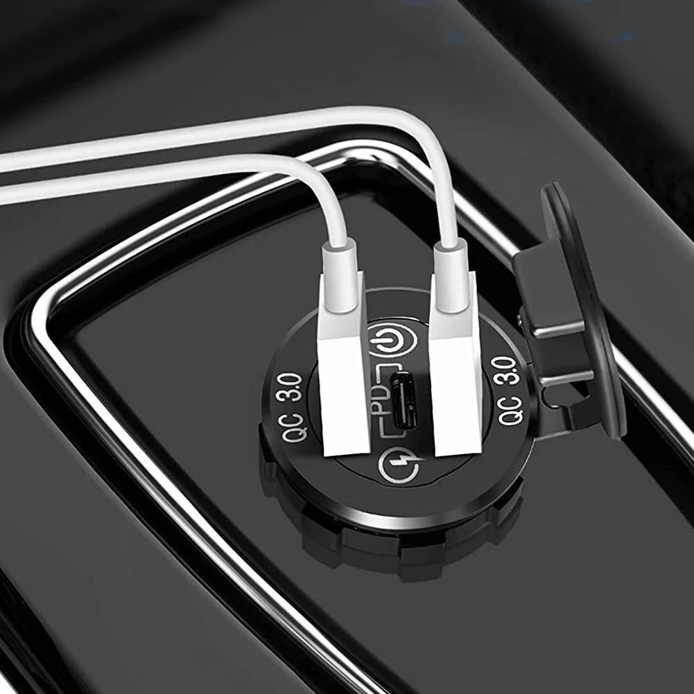 60 Вт двойной QC 3.0 USB и PD Type-C тройной разъем 12-24 В алюминиевое автомобильное зарядное устройство с сенсорным переключателем водонепроницаемое для автомобиля лодки морского автофургона
60 Вт двойной QC 3.0 USB и PD Type-C тройной разъем 12-24 В алюминиевое автомобильное зарядное устройство с сенсорным переключателем водонепроницаемое для автомобиля лодки морского автофургона