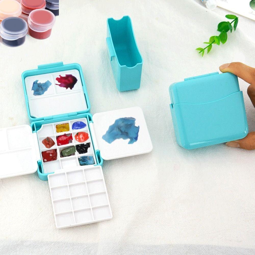 Portable Mini Portable Painting Box Subpackage Design 12/24 Grids Palette Oil Painting 12 Grids-P
Portable Mini Portable Painting Box Subpackage Design 12/24 Grids Palette Oil Painting 12 Grids-P