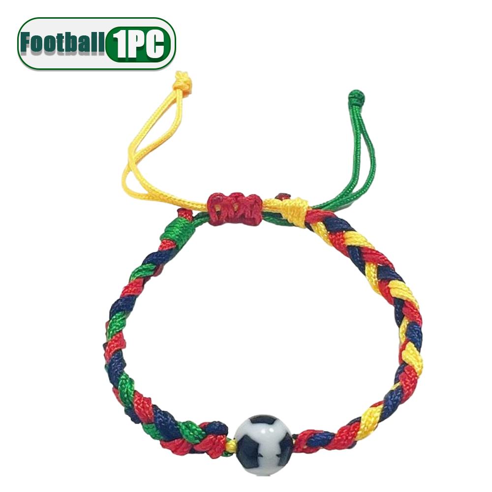 1-16PCS Soccer Themed Braided Bracelet Football Match Fan Support Bracelet Adjustable Sports Jewelry Gift for Fans
1-16PCS Soccer Themed Braided Bracelet Football Match Fan Support Bracelet Adjustable Sports Jewelry Gift for Fans
