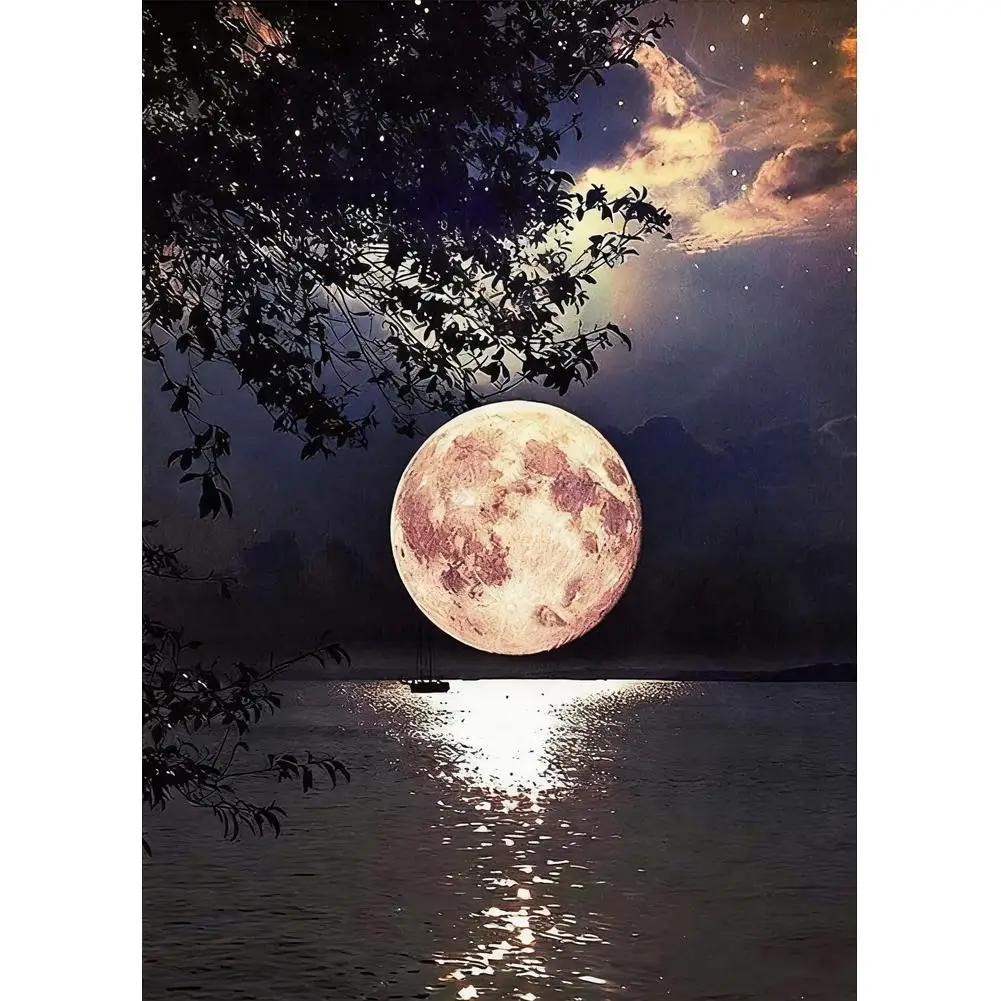 Huacan Landscape Moon Full Round Kits Art Sea Craft Paintings Mosaic Decorative Embroidery Diamond Diamon O0Q0
Huacan Landscape Moon Full Round Kits Art Sea Craft Paintings Mosaic Decorative Embroidery Diamond Diamon O0Q0