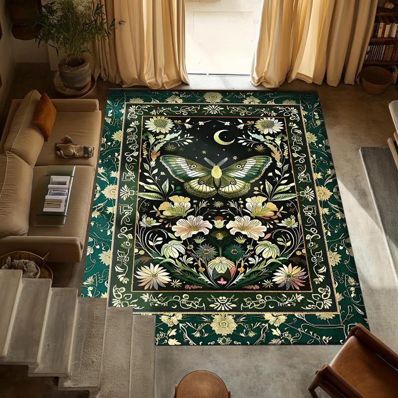 Vintage Floral Carpet Mat Rug Home Decoration Living Room Floor Rug Tropical Plant Pattern Embroidery Style Indoor Area Rug 40X60CM
Vintage Floral Carpet Mat Rug Home Decoration Living Room Floor Rug Tropical Plant Pattern Embroidery Style Indoor Area Rug 40X60CM