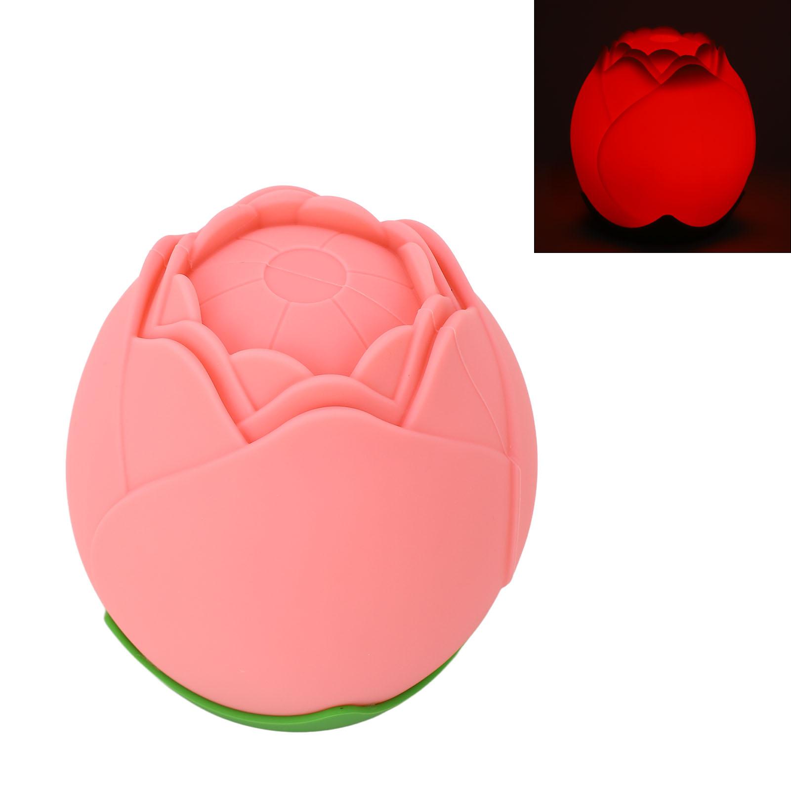 Flower Night Light Simulation Innovative Tap Control 3 Levels Brightness Silicone Night Light for Home Bedside
Flower Night Light Simulation Innovative Tap Control 3 Levels Brightness Silicone Night Light for Home Bedside