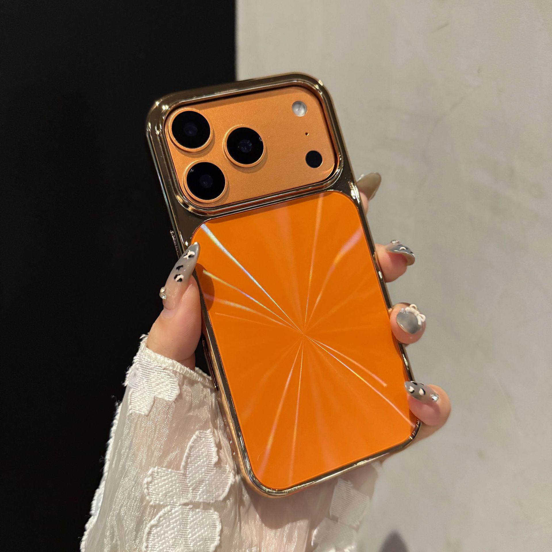 Electroplated Large-Hole Drop-Proof Phone Case for iPhone 15 Pro Max 17AIR
Electroplated Large-Hole Drop-Proof Phone Case for iPhone 15 Pro Max 17AIR