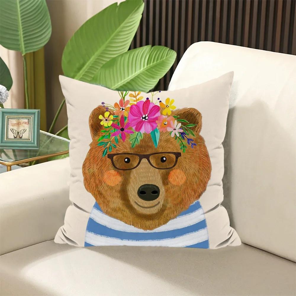 Pillow Cases Floral Friends Animal Cushion Cover × Stuffed Cushions Decorative Pillows for Sofa Elegant Room Covers Sleep 30x30cm чёрный
Pillow Cases Floral Friends Animal Cushion Cover × Stuffed Cushions Decorative Pillows for Sofa Elegant Room Covers Sleep 30x30cm чёрный