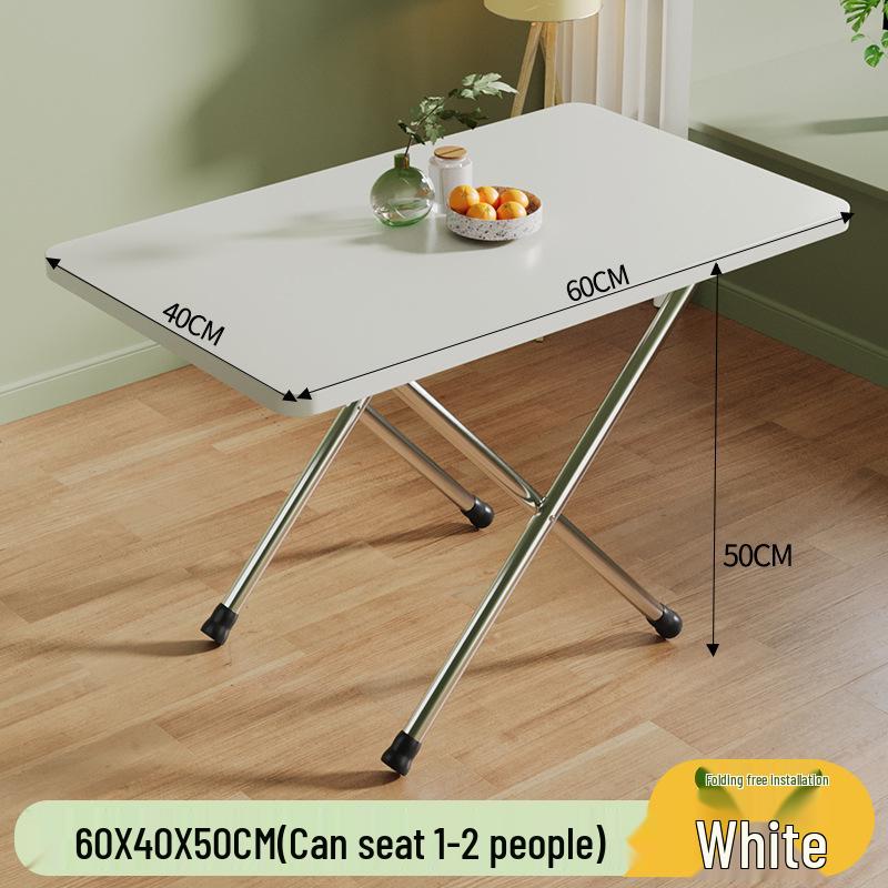 Foldable Rectangular Dining Table for Small Apartments or Rental Rooms
Foldable Rectangular Dining Table for Small Apartments or Rental Rooms