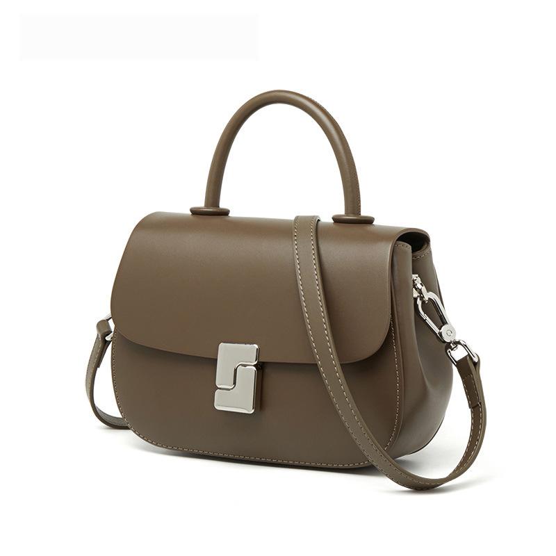 Spring Top-grain Leather High-end Retro Exquisite Leather Handbag, Women s Single-shoulder Crossbody Saddle Bag 20*7*14.5cm хакі
Spring Top-grain Leather High-end Retro Exquisite Leather Handbag, Women s Single-shoulder Crossbody Saddle Bag 20*7*14.5cm хакі