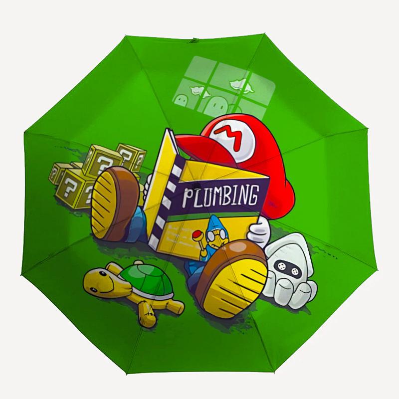 1pc Mario Bros. Plumber Automatic Open/Close Folding Umbrella, Windproof 8-Rib Construction, Lightweight Travel Umbrella a0903218
1pc Mario Bros. Plumber Automatic Open/Close Folding Umbrella, Windproof 8-Rib Construction, Lightweight Travel Umbrella a0903218