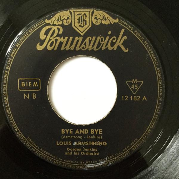 7inch Record LOUIS ARMSTRONG Bye And Bye Pretty Little Missy 12182 Brunswick 1959 Germany Jazz Used
7inch Record LOUIS ARMSTRONG Bye And Bye Pretty Little Missy 12182 Brunswick 1959 Germany Jazz Used