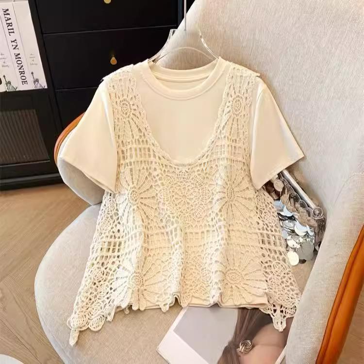 DIMANAF 2025 New Sleeveless Vest Tees Summer Women Beach T-Shirt Basic Fashion Tops Lace Tees Casual Loose White One Size бежевый
DIMANAF 2025 New Sleeveless Vest Tees Summer Women Beach T-Shirt Basic Fashion Tops Lace Tees Casual Loose White One Size бежевый
