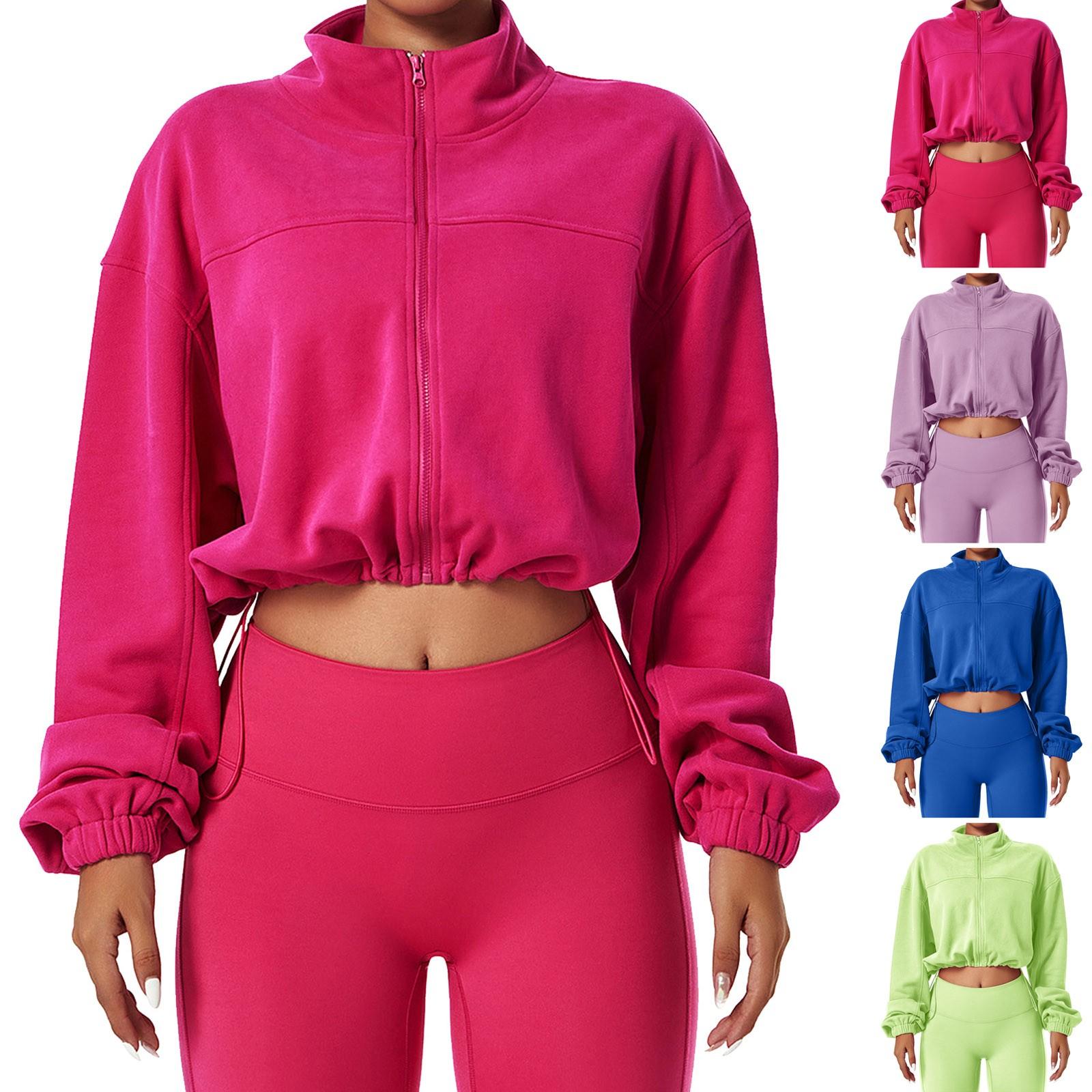 Women s Fashion Casual Long Sleeve Solid Color V-Neck Zipper Outdoor Fitness Sweatshits Top
Women s Fashion Casual Long Sleeve Solid Color V-Neck Zipper Outdoor Fitness Sweatshits Top