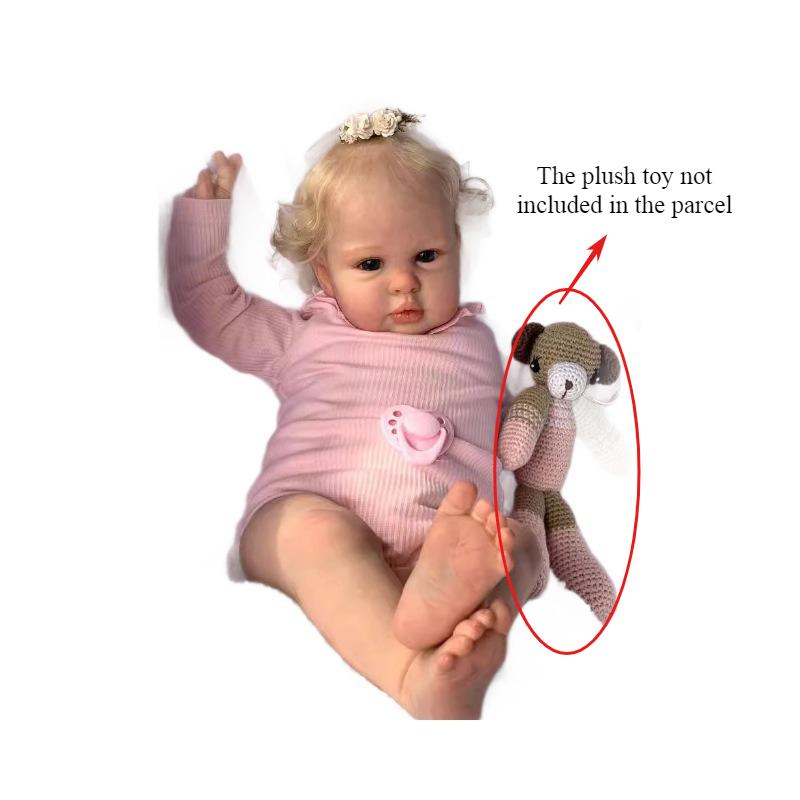 Lifelike 60cm Cloth Body Reborn Doll Ellie Visible Vessel Vein Regenerated Baby Doll Real Looking Simulation Doll for Child Play House Companion Toy cloth body
Lifelike 60cm Cloth Body Reborn Doll Ellie Visible Vessel Vein Regenerated Baby Doll Real Looking Simulation Doll for Child Play House Companion Toy cloth body