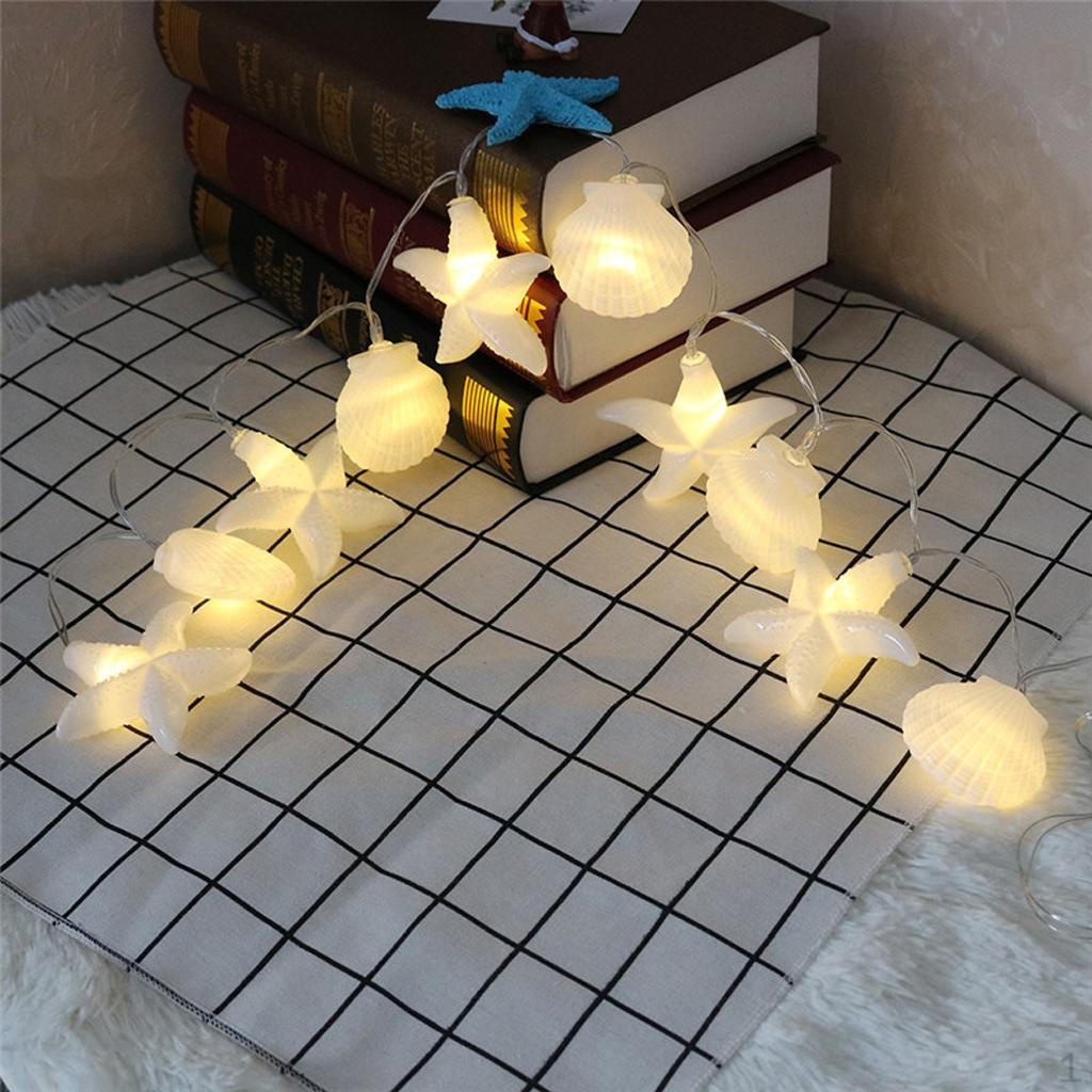 10 светодиодов теплого белого цвета для рождественской свадьбы, гирлянды, моллюска, морской звезды 
10 светодиодов теплого белого цвета для рождественской свадьбы, гирлянды, моллюска, морской звезды