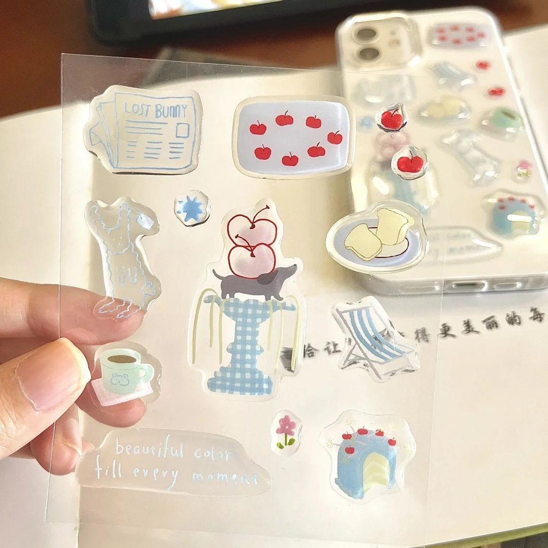 Kawaii 3D Relief Cartoon Stickers INS Love Heart Dog Cat Japanese Style Student Stationery DIY Journal Notebook Supplies
Kawaii 3D Relief Cartoon Stickers INS Love Heart Dog Cat Japanese Style Student Stationery DIY Journal Notebook Supplies