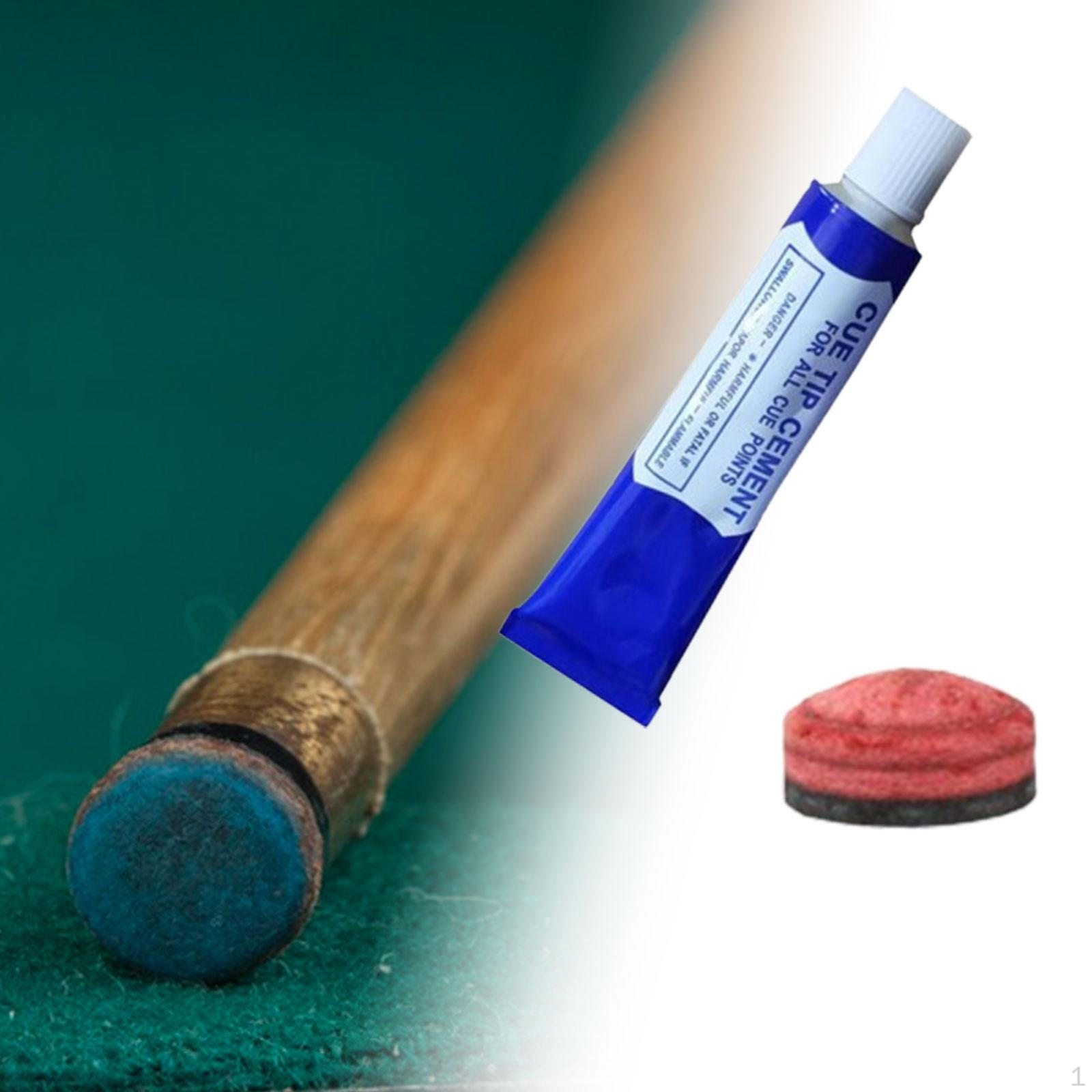 Pool Cue Tip Kit with Fast-Acting 13.8mm Cue Tip
Pool Cue Tip Kit with Fast-Acting 13.8mm Cue Tip