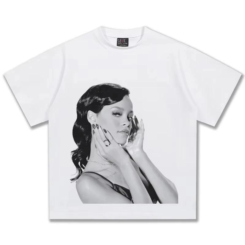 2026 Rihanna Graphic Tshirt Unisex Pop Singer Casual Cotton Short Sleeve Trendy Streetwear Fashion Top HipHop Oversized Tshirt 4XL
2026 Rihanna Graphic Tshirt Unisex Pop Singer Casual Cotton Short Sleeve Trendy Streetwear Fashion Top HipHop Oversized Tshirt 4XL