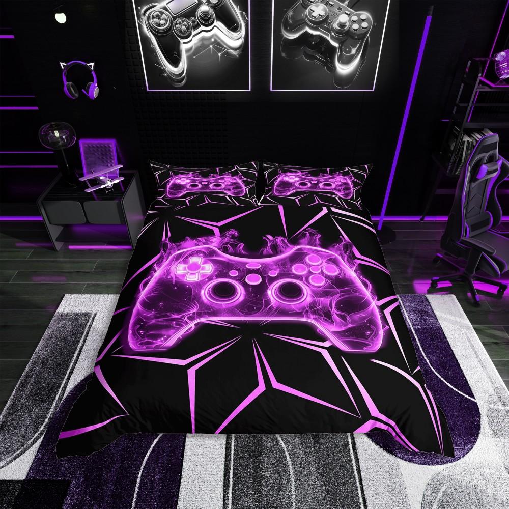 Homewish Teens Game Console Duvet Cover Set,Black Cyan Neon Gradient Bedding Set,Modern Video Game Lover Reversible Bed Set DE XS 100x135cm 2pcs&set
Homewish Teens Game Console Duvet Cover Set,Black Cyan Neon Gradient Bedding Set,Modern Video Game Lover Reversible Bed Set DE XS 100x135cm 2pcs&set