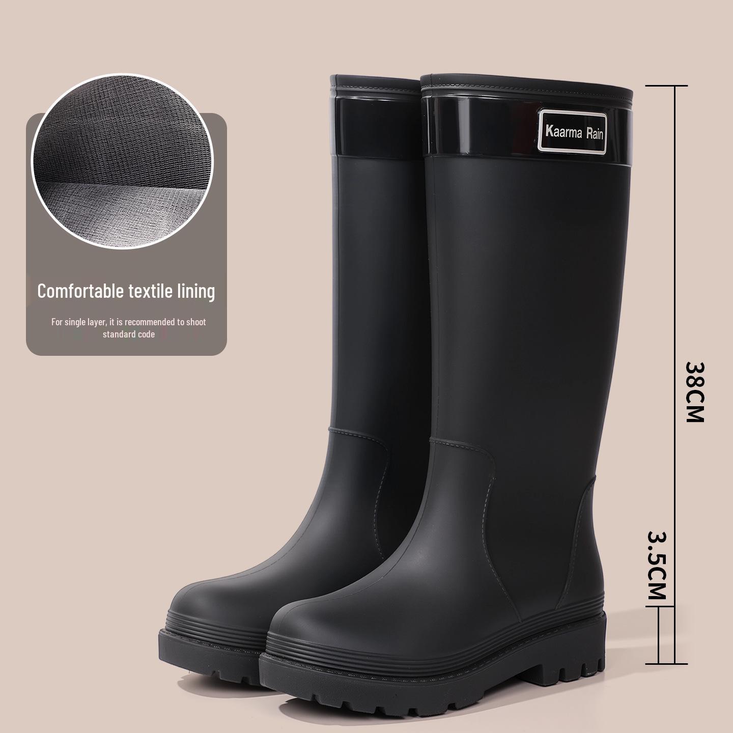 Japanese Style Pink Women s Tall Waterproof Rain Boots - Slimming, Non-Slip, Height-Increasing, with Drawstring Closure. 39/40
Japanese Style Pink Women s Tall Waterproof Rain Boots - Slimming, Non-Slip, Height-Increasing, with Drawstring Closure. 39/40