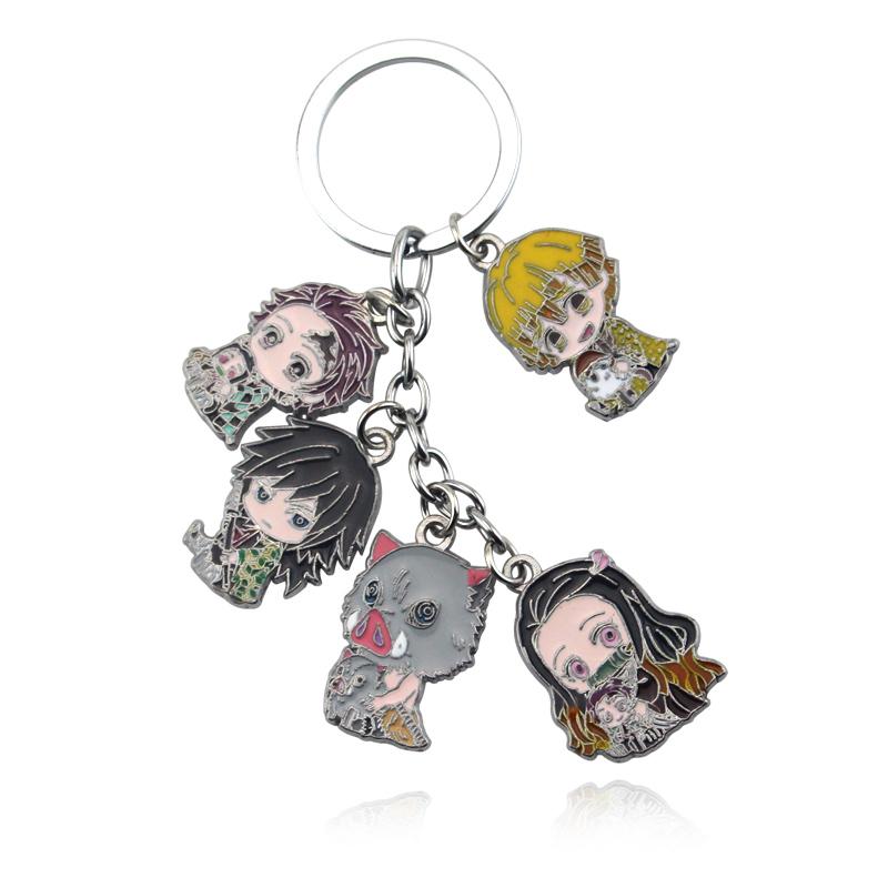 Anime Demon Slayer Keychain Cosplay Kimetsu no Yaiba Tanjirou Nezuko Agatsuma Zenitsu Figure Metal Pendant Key Chain Jewelry
Anime Demon Slayer Keychain Cosplay Kimetsu no Yaiba Tanjirou Nezuko Agatsuma Zenitsu Figure Metal Pendant Key Chain Jewelry