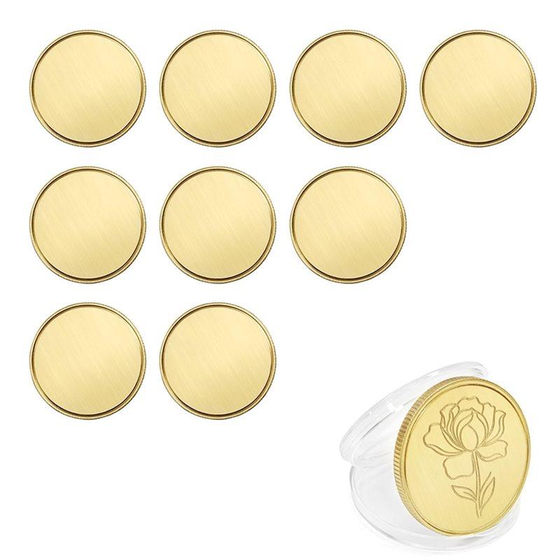 Fresh Blank Brass Coins 10 Pcs For Laser Engraving:40 Mm Metal Coins With Acrylic Protection Box, Solid Coins
Fresh Blank Brass Coins 10 Pcs For Laser Engraving:40 Mm Metal Coins With Acrylic Protection Box, Solid Coins