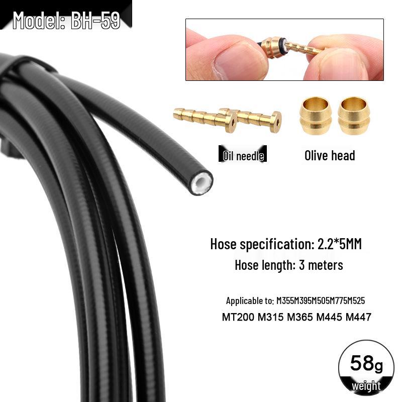 5mm Hydraulic Disc Brake Hose for Shimano MT200 M315 M355 Mountain Bikes
5mm Hydraulic Disc Brake Hose for Shimano MT200 M315 M355 Mountain Bikes