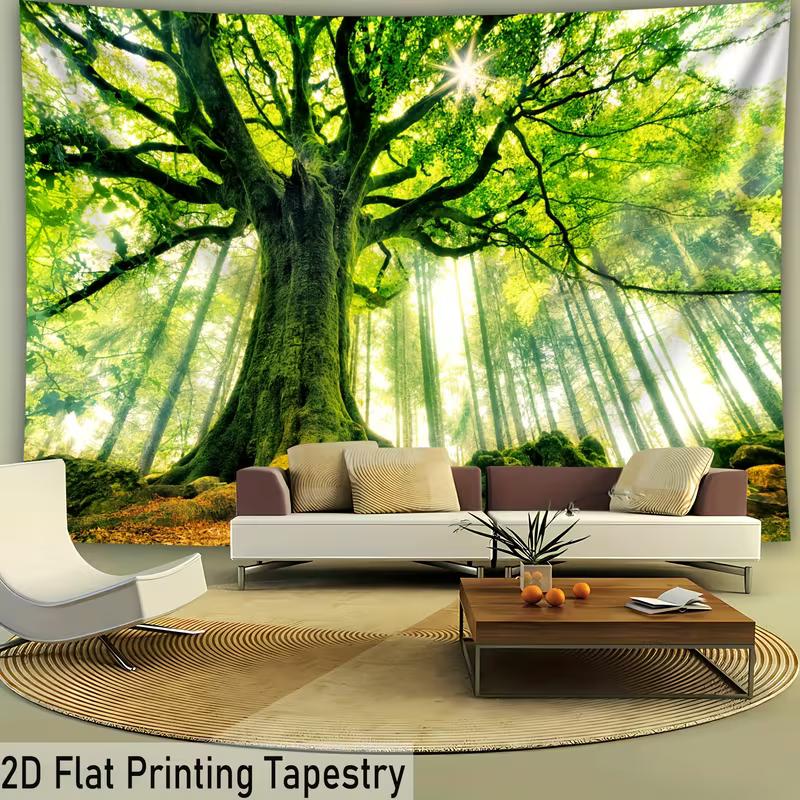 Enchanted Giant Tree Tapestry Sunlit Green Forest Wall Hanging for Bedroom Living Room 47.2x31.5inch/120*80cm
Enchanted Giant Tree Tapestry Sunlit Green Forest Wall Hanging for Bedroom Living Room 47.2x31.5inch/120*80cm