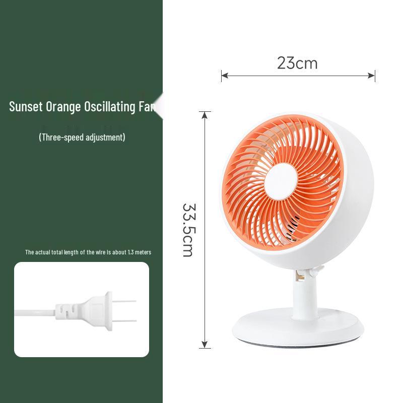 Compact Soundless Electric Desktop Fan with Large Airflow and Oscillating Head Direct Power Supply
Compact Soundless Electric Desktop Fan with Large Airflow and Oscillating Head Direct Power Supply