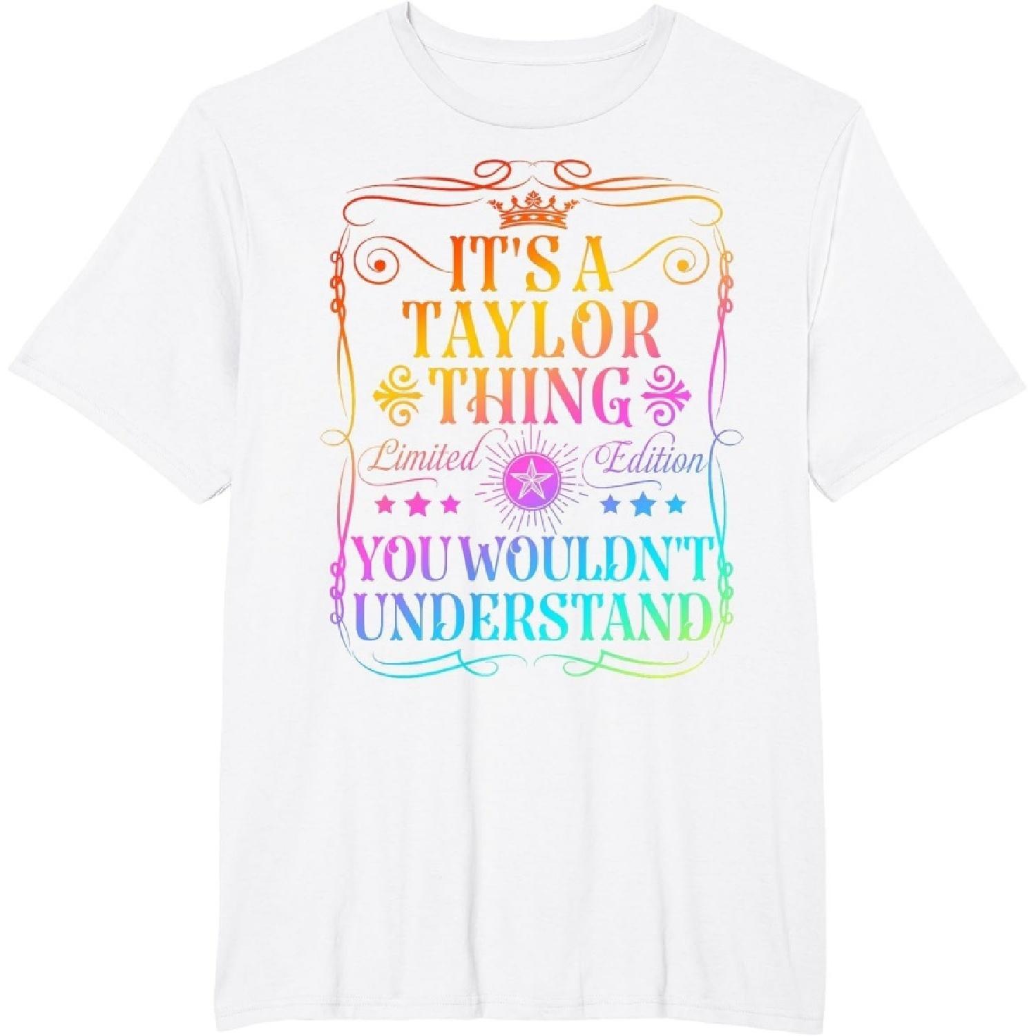 Figured It s A Taylor Thing You Wouldn t Understand Funny Taylor Name T-Shirt Novelty Tee Cute T Shirt XXXXXL білий
Figured It s A Taylor Thing You Wouldn t Understand Funny Taylor Name T-Shirt Novelty Tee Cute T Shirt XXXXXL білий