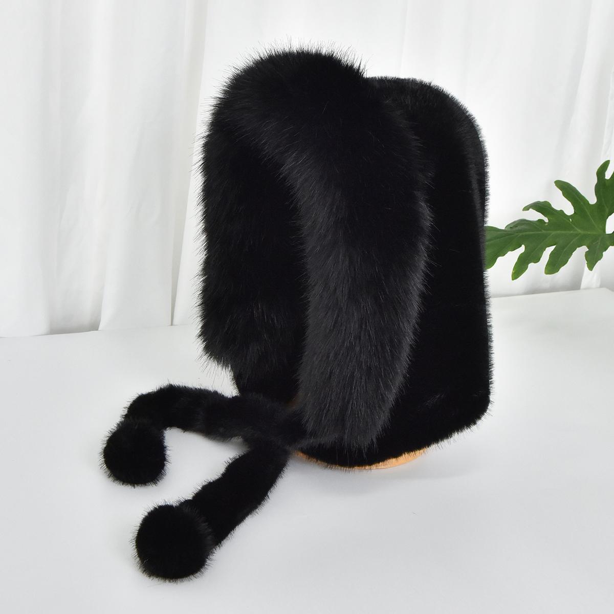 Women s faux mink fur ear protection hat with bear ears, cute winter animal ear hat One size чёрный
Women s faux mink fur ear protection hat with bear ears, cute winter animal ear hat One size чёрный