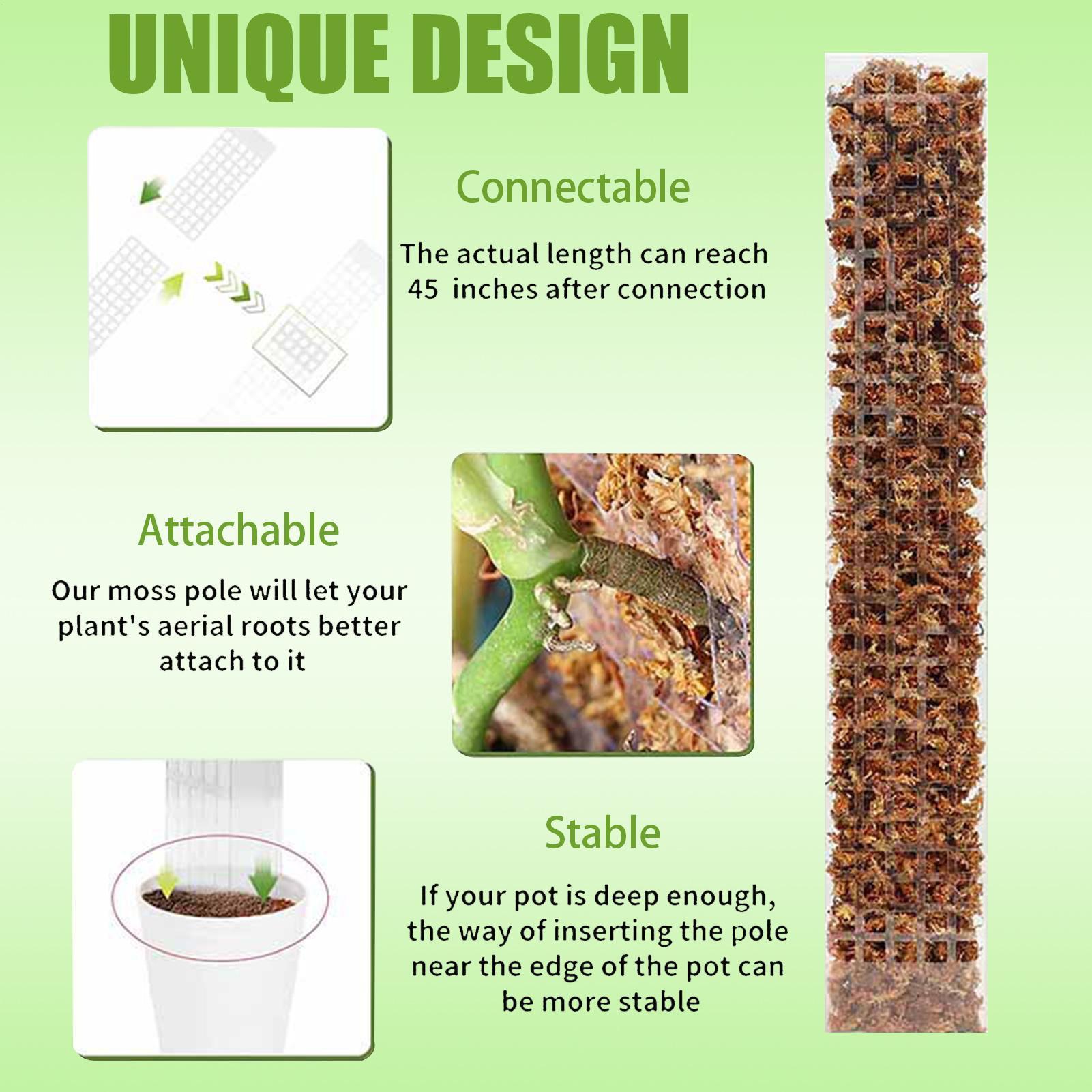 Plastic Moss Pole for Plants Monstera Plant Support Poles Pot Climbing Plants Indoor Plant Support Garden Growth Stake CN
Plastic Moss Pole for Plants Monstera Plant Support Poles Pot Climbing Plants Indoor Plant Support Garden Growth Stake CN