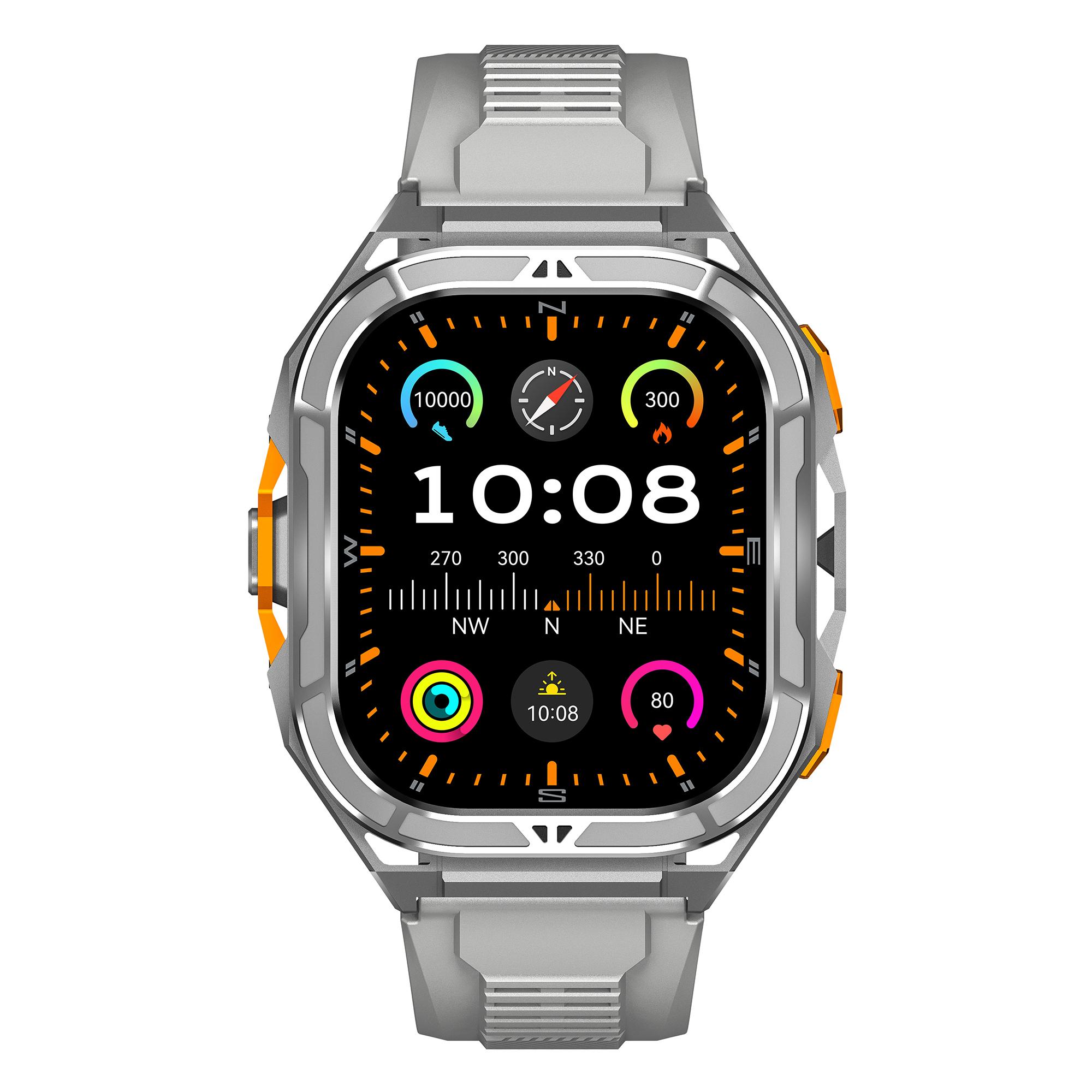 X5 GPS Sports Watch 1.96 Inch AMOLED Screen Heart Rate Monitor 5 ATM Waterproof Smart Watch Grey
X5 GPS Sports Watch 1.96 Inch AMOLED Screen Heart Rate Monitor 5 ATM Waterproof Smart Watch Grey
