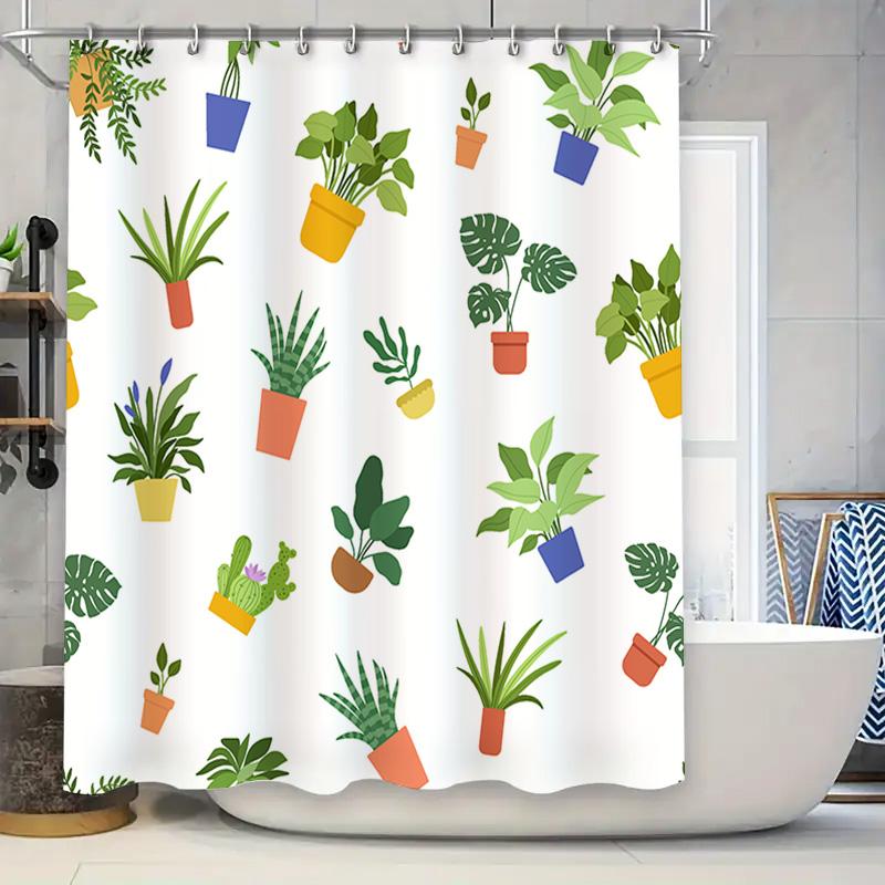 Vibrant Indoor Plants Bath Mat Shower Curtain Perfect Decor For Your Bathroom With Green Foliage Flower Patterns Size Customizab W60H190(CM)-1 Pcs
Vibrant Indoor Plants Bath Mat Shower Curtain Perfect Decor For Your Bathroom With Green Foliage Flower Patterns Size Customizab W60H190(CM)-1 Pcs