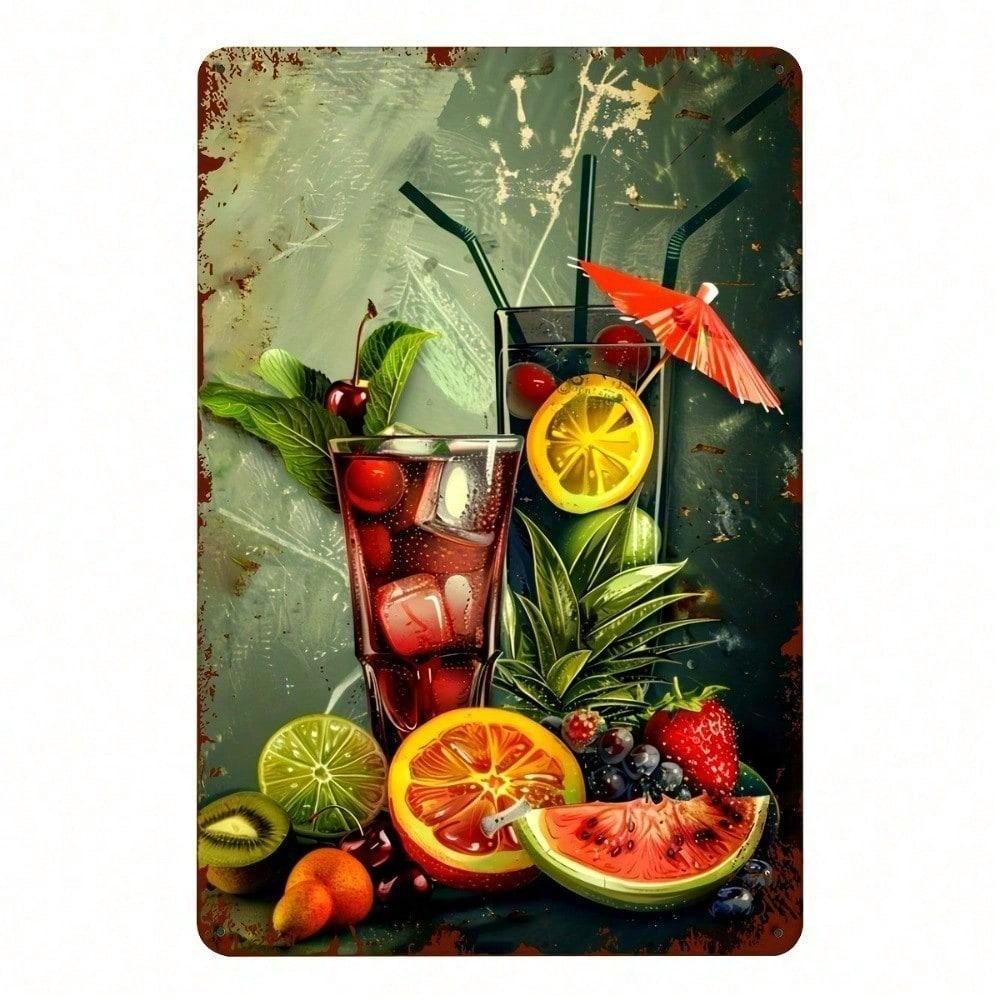 Retro Metal Tin Sign 8x12 Inch Vintage Wall Art Decor for Kitchen Bar Cafe Man Cave різнокольоровий
Retro Metal Tin Sign 8x12 Inch Vintage Wall Art Decor for Kitchen Bar Cafe Man Cave різнокольоровий