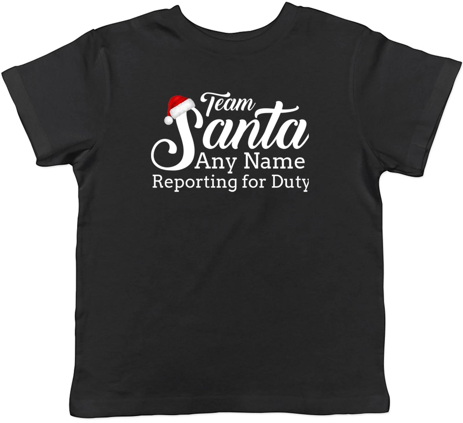 Personalised Team Santa Reporting for Duty Xmas Kids T-Shirt Boys Girls Gift 100
Personalised Team Santa Reporting for Duty Xmas Kids T-Shirt Boys Girls Gift 100