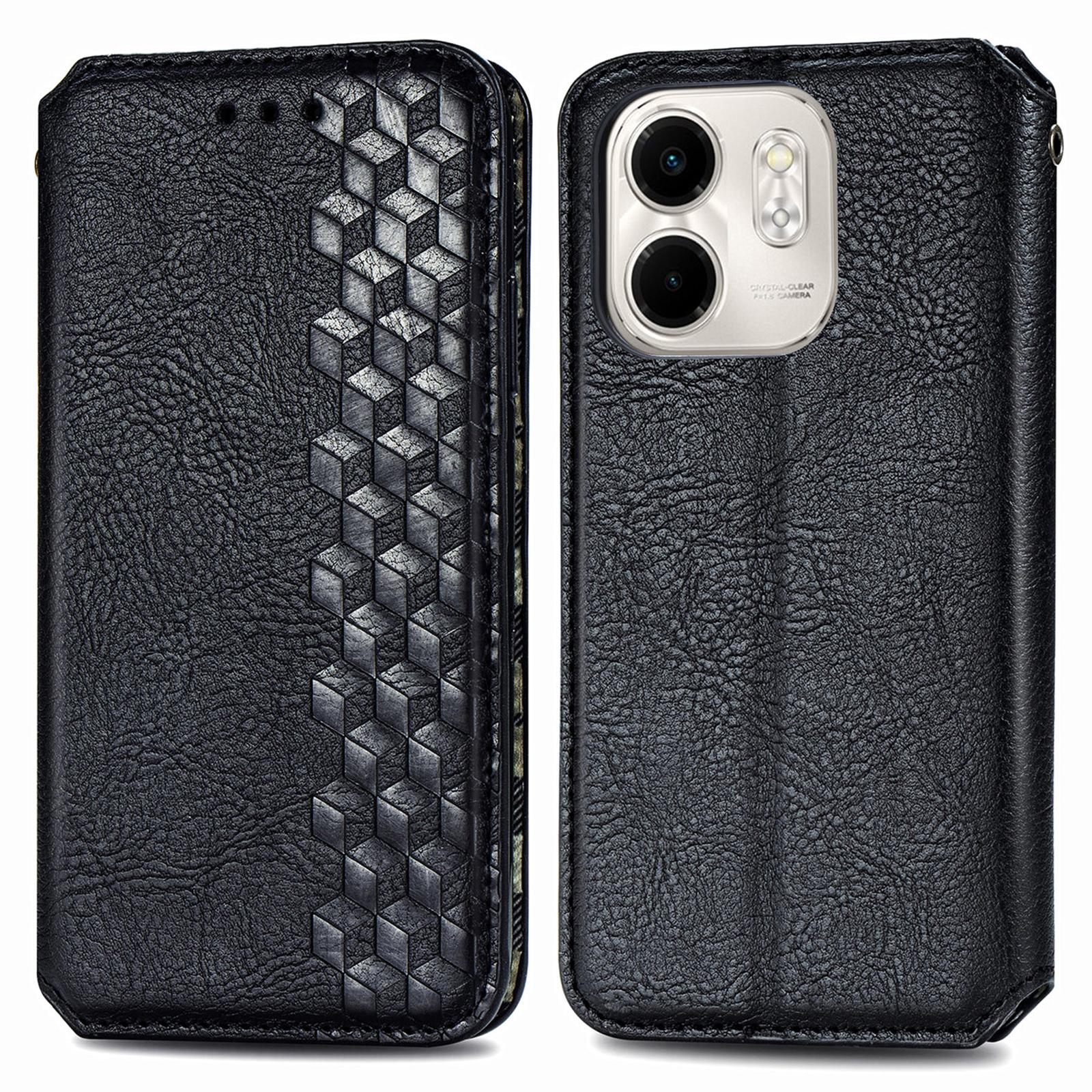 Для Infinix Smart 9 4G Чохол з PU шкіри з ромбоподібним тисненням, гаманець-підставка, чохол для телефону Black
Для Infinix Smart 9 4G Чохол з PU шкіри з ромбоподібним тисненням, гаманець-підставка, чохол для телефону Black