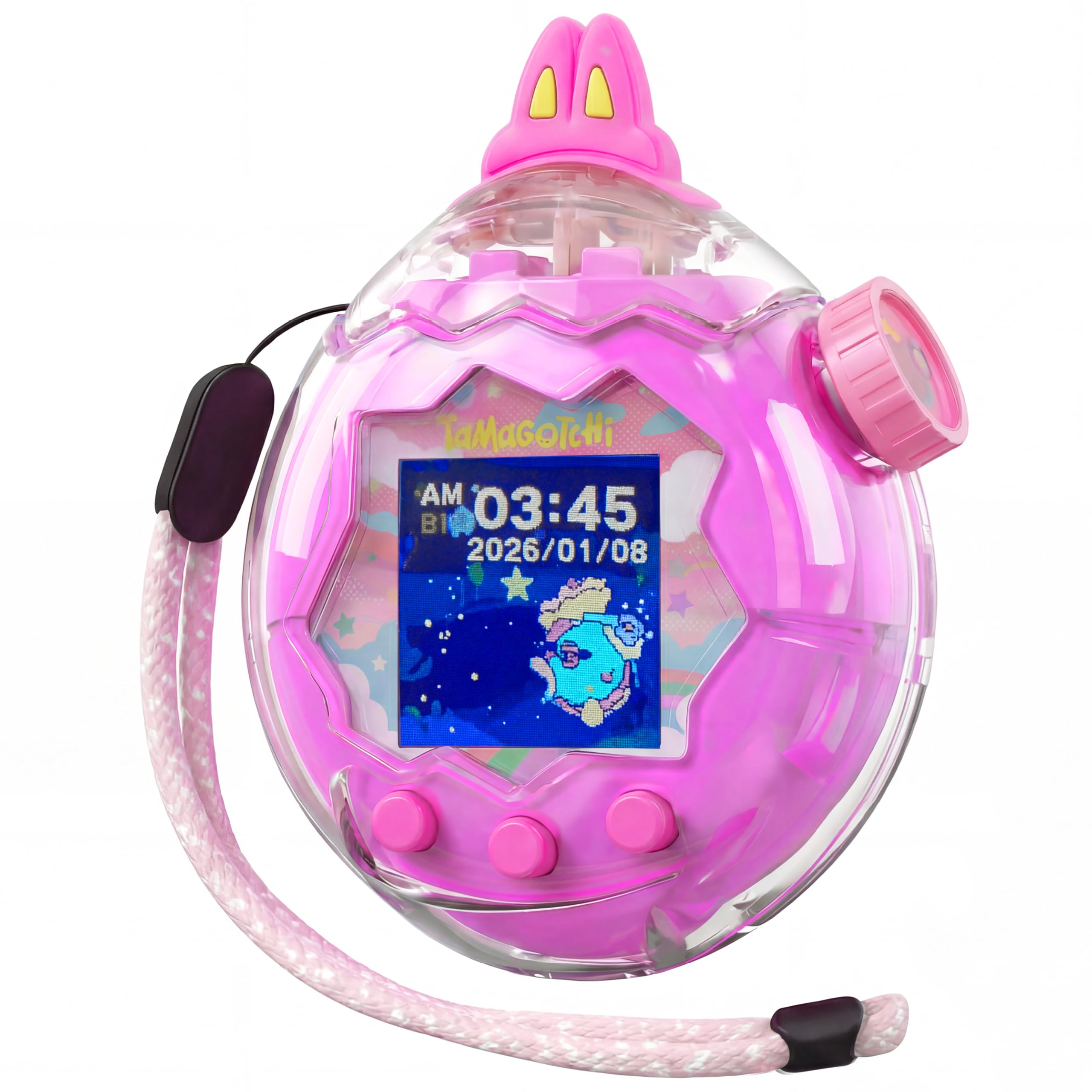 GOKEI Tamagotchi Paradise Protective Case Cover with Strap Replacement Cap and 3 Protective Films Clear PC Shockproof Scratch-Resistant Full
GOKEI Tamagotchi Paradise Protective Case Cover with Strap Replacement Cap and 3 Protective Films Clear PC Shockproof Scratch-Resistant Full