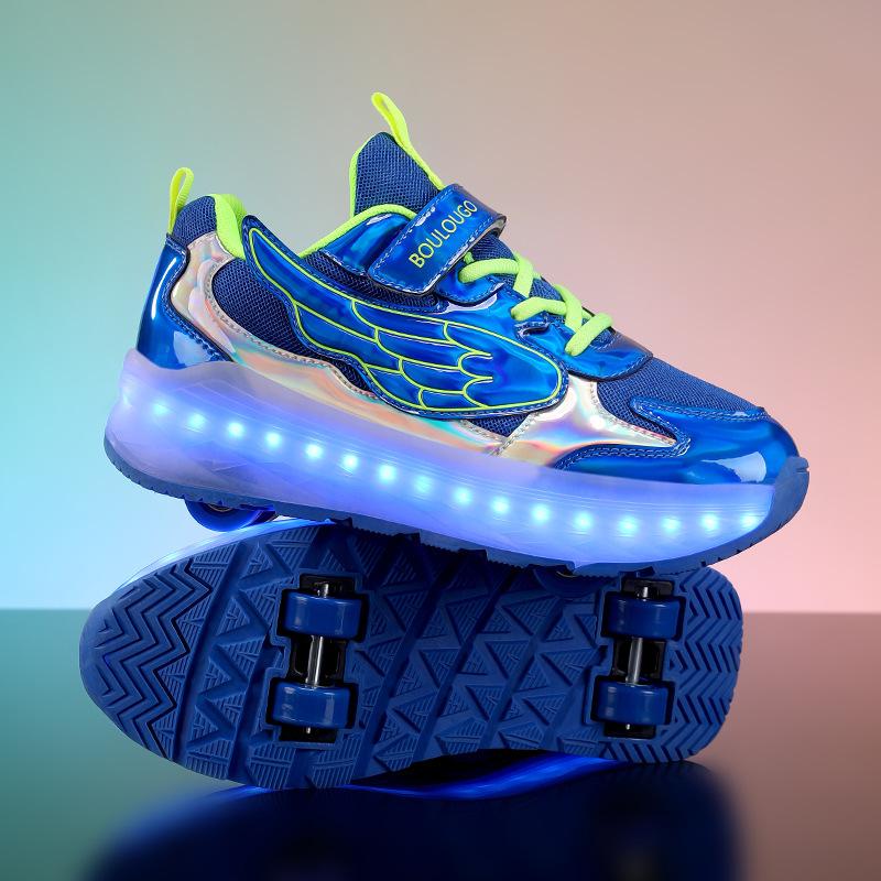 Roller Shoes with LED Lights Rechargeable Shoes with Wheels Wheeled Shoes 41 синій
Roller Shoes with LED Lights Rechargeable Shoes with Wheels Wheeled Shoes 41 синій